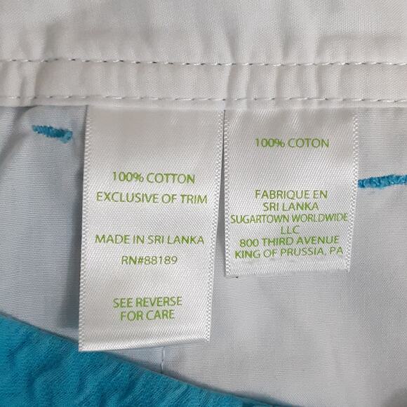 Lilly Pulitzer Callahan Shorts Jacquard Nautical Blue Women 8 Sailor Board Short - Picture 8 of 12